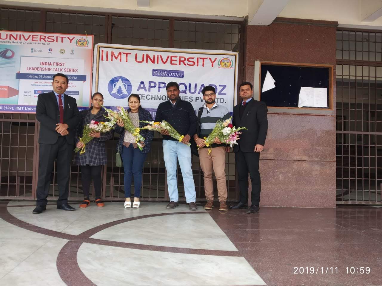 Punit Chaurasiya during a visit at AppsSquadz