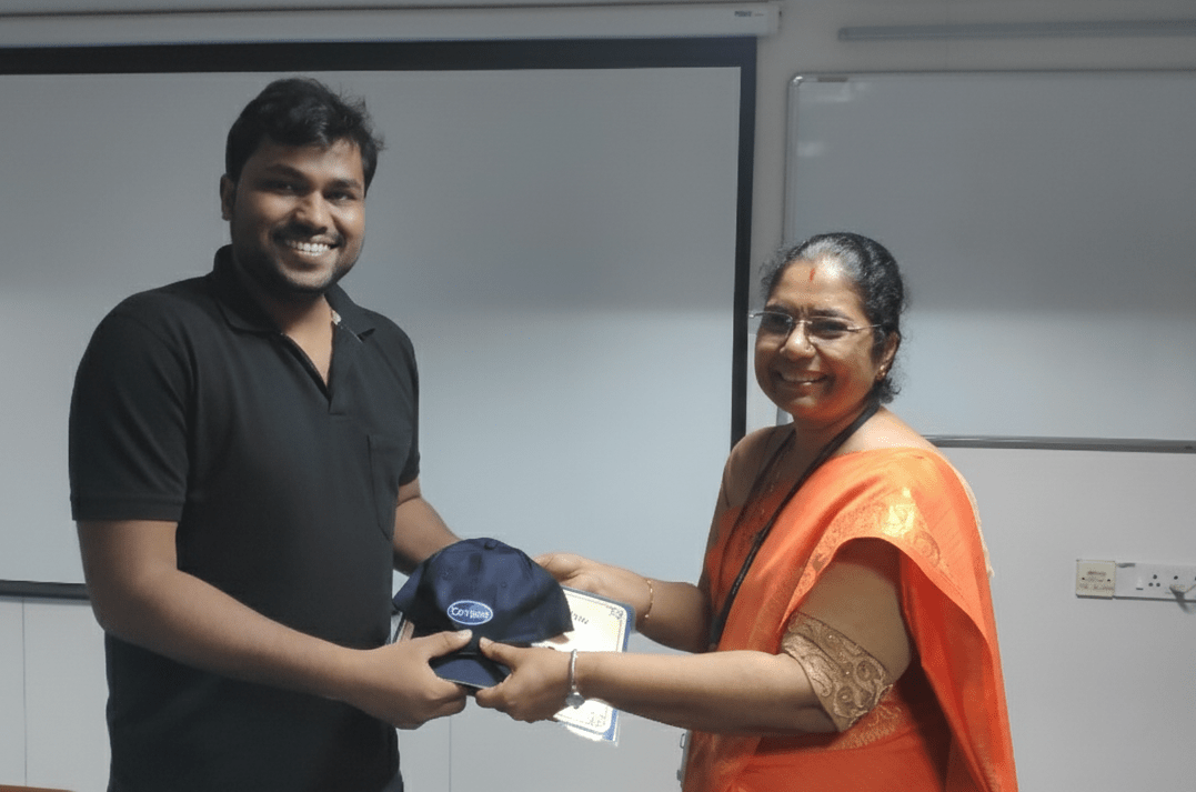 Recognition certificate from Centaur